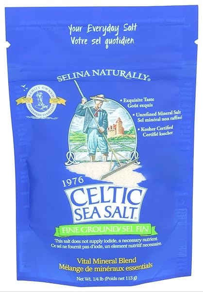 FINE GROUND CELTIC SEA SALT ¼ LB RESEALABLE BAG