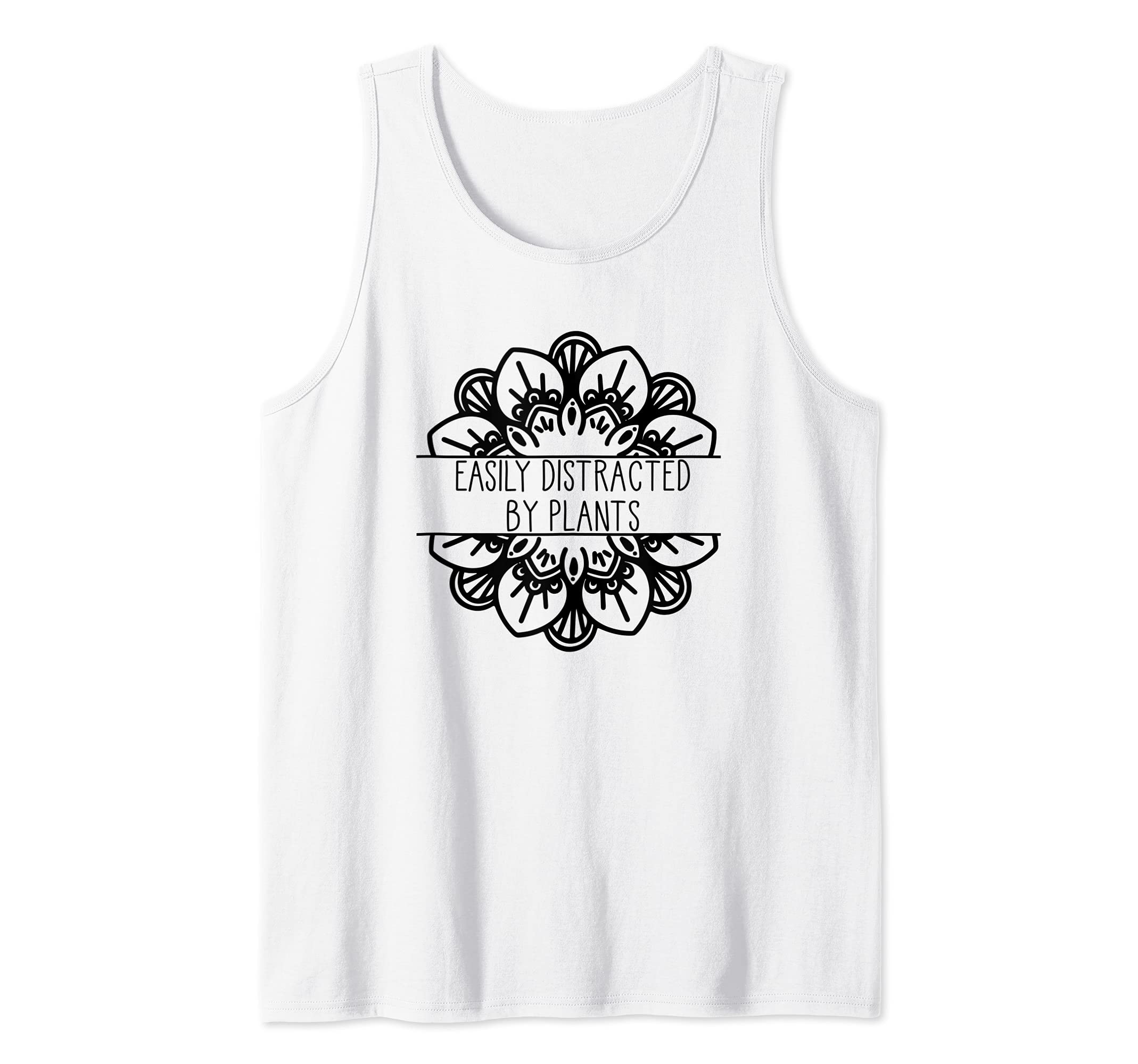 Cute Easily Distracted by Plants Tank Top