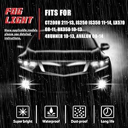 Driving Fog Lights Lamps Replacement for 2011-13