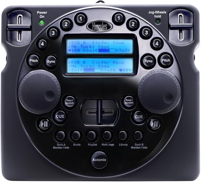 Hercules MP3Player Mobile DJ schwarz Amazon.de Musikinstrumente