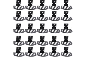 TOPINCN 25 Pack Snow Guards for Metal Roofs, Carbon Steel Ice Guard Heavy Duty Snow Stops for Standing Seam Metal Roofing, Fa