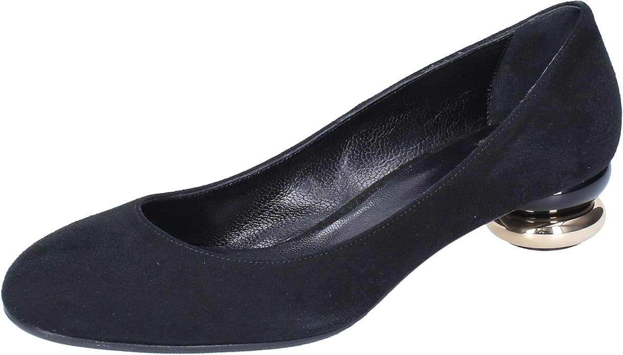 Roberto Botticelli Women Suede Black PumpsShoes Amazon