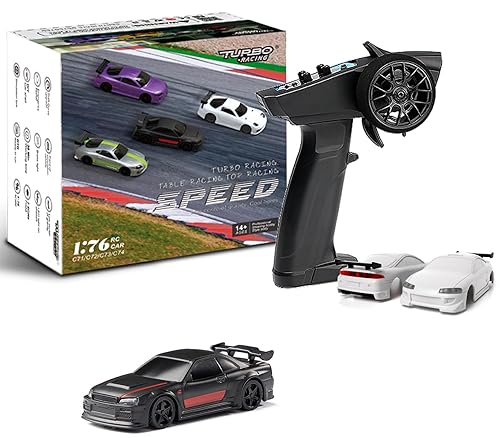 Turbo RC 1:76 Mini Sports Car 4CH Remote Control Full