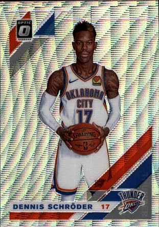 Amazon Com Basketball Nba 2019 20 Donruss Optic Fanatics Exclusive Set 133 Dennis Schroder 133 Nm Near Mint Thunder Collectibles Fine Art