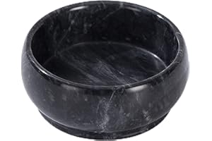 CM CHIC MONDAY 4.72 Inch Decorative Bowls - Natural Marble Key, Coffee Table Centerpiece, Soap Serving, Incense Burner, Smudge Bowl