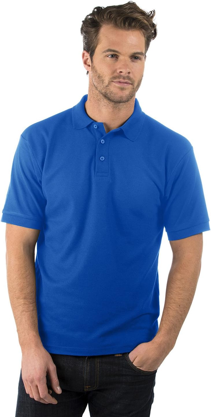 Bruntwood Poly Cotton Polo Shirts, Size XS to XXXXL, in 12 Colours, Suitable for Work & Leisure