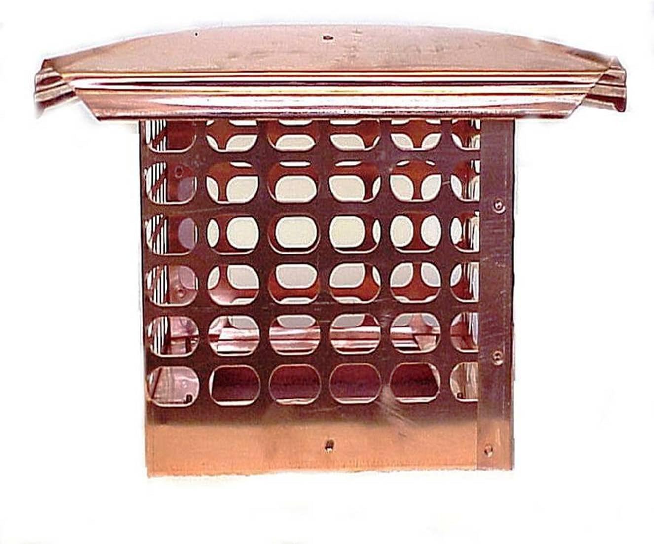 The Forever Cap CCSSE1313 13 x 13Inch Stainless Steel Single Flue Diamond Mesh Chimney Cap