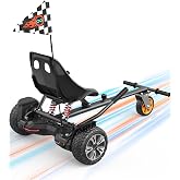 Gyroor Hoverboard Kart Attachment for Kids Adults Adjustable Heavy-Duty Frame