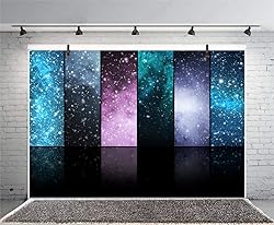 AOFOTO 10x7ft Vinyl Photography Background Universe