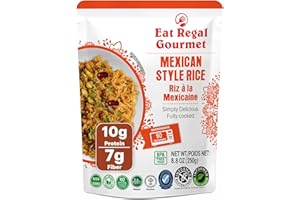 Eat Regal Authentic Mexican Style Rice, Microwavable Pack of 7, 8.8oz, Ready in 90 Seconds