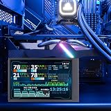 Oikabio 3.5" IPS LCD Secondary Display USB-B Monitor for Mini ITX Case CPU GPU view 6