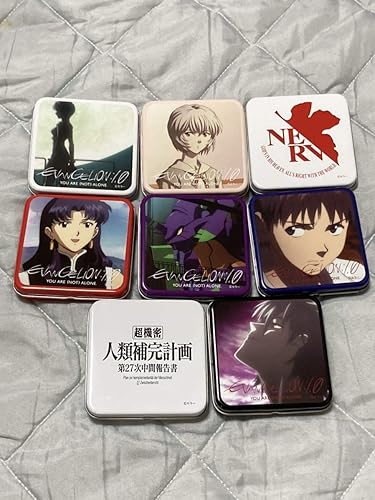 Amazon エヴァンゲリオン新劇場版 序 チロル缶 全8種セット綾波レイ 葛城ミサト 渚カヲル 碇シンジ 破 序 Q アイドル 芸能人グッズ 通販