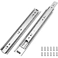 LONTAN 10 Inch Full Extension Ball Bearing Drawer Slides - 5 Pairs Heavy Duty Side Mount Rails 100 LB Capacity - View #4