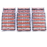 Taconic Triple Blade Atra-Compatible Razor Cartridges, 30 Count | Triple Blade Cartridges Fit Atra, Atra Plus, Vector And Contour Handles And Include An Aloe Lubricating Strip