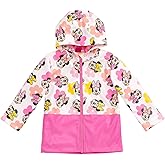 Disney Girls Zip Up Waterproof Rain Jacket Toddler to Big Kid Sizes (2T - 14-16)