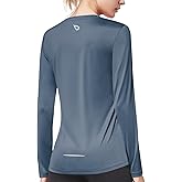 baleaf Long Sleeve Workout Tops for Women Running Athletic Shirts Active Quick Dry Lightweight Moisture Wicking