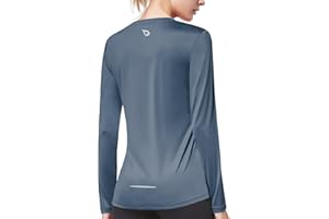 baleaf Long Sleeve Workout Tops for Women Running Athletic Shirts Active Quick Dry Lightweight Moisture Wicking