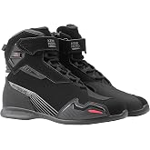 KEMIMOTO Motorcycle Boots with CE Certification, Breathable Mesh Surface | Features：Side-Zippers, Anti-slip,Comprehensive protection丨Materials:Rubber,Canvas,Microfiber丨Seasons：Summer, Spring, Fall