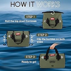 Waterproof Duffel Bag - Motorcycle Dry Bag Tail Bag