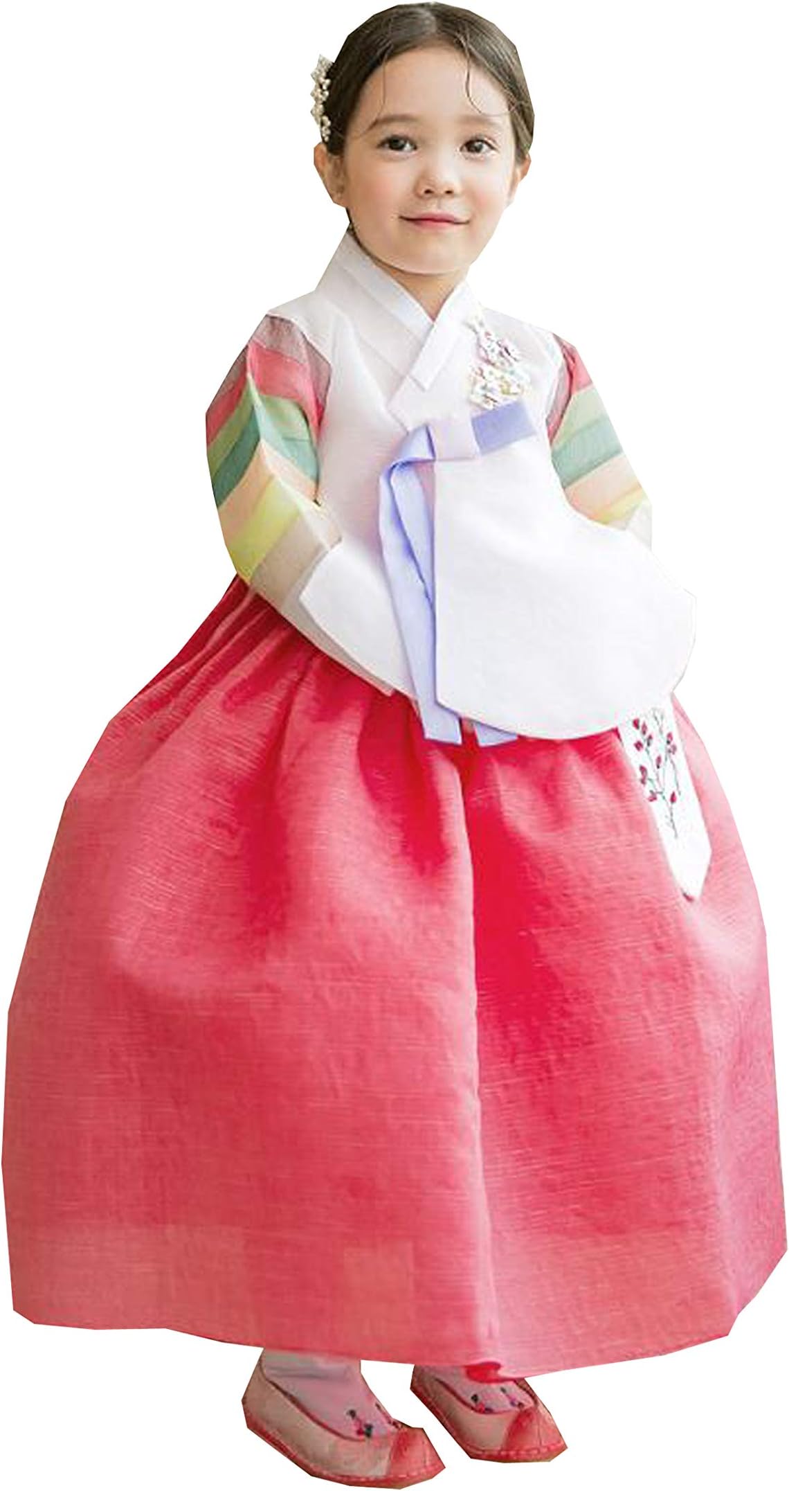 Korean Traditional Hanbok Babies Girls Costumes Dress Birthday Party DOLBOK 1-15 Ages yjg101 (3 Ages)