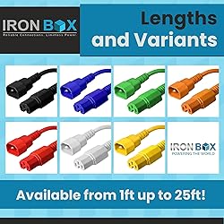IronBox Electric C14 to C15 Power Cord