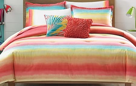 Teen Vogue Electric Beach Comforter Set Full Queen Amazon Co Uk