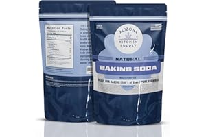 Arizona Kitchen Supply 2.7 lb Baking Soda – Product of the USA - Premium Food Grade Baking Soda for Baking, Cooking, Cleaning & Deodorizing