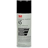 3M General Purpose 45 Spray Adhesive, 10-1/4-Ounce, White