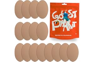 GOSTPHANT Moleskin for Blisters, Moleskin Adhesive Pads, Moleskin Padding for Feet, Shoes, Toes, Heel | Blister Prevention Tape Patch - 10 Sheets (20 Pieces Total)