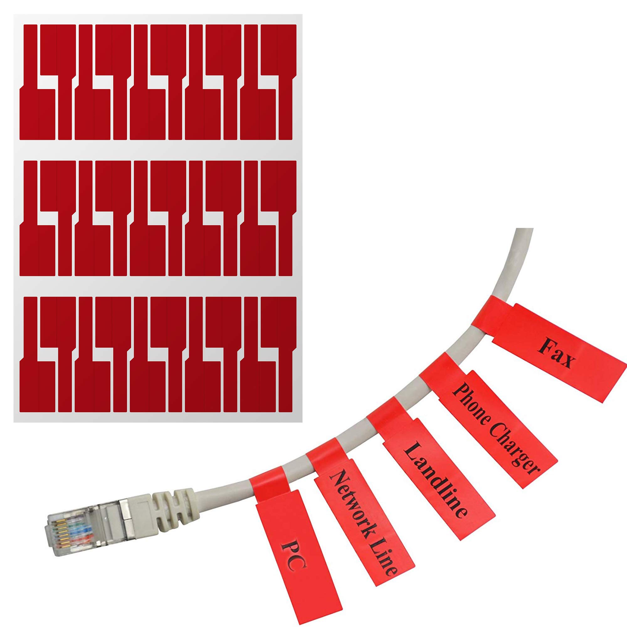 Buy MrLabel US Letter Sheet SelfAdhesive Cable Label Waterproof