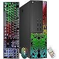 Dell OptiPlex Desktop Computer | Quad Core Intel i5 Up to (3.6GHz) | 16GB DDR3 RAM 1TB SSD | RGB Gaming Keyboard & Mouse | AMD RX 550 4GB GDDR5 | RGB Light PC | WiFi Windows 11 (Renewed)