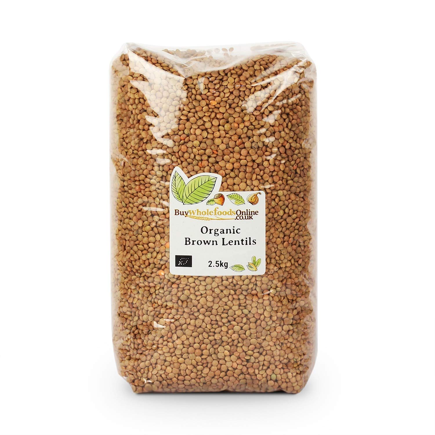 Buy Whole Foods Online Organic Brown Lentils 2.5 kg Amazon.co.uk Grocery