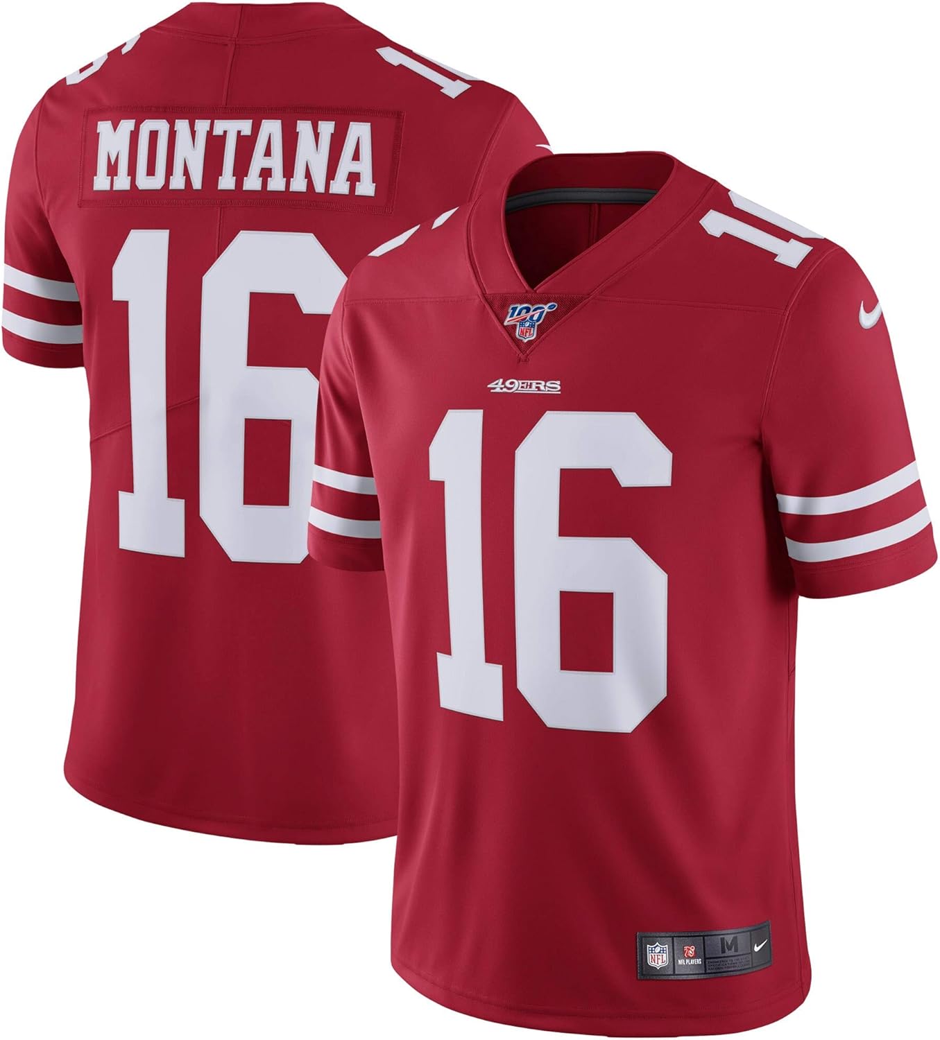 49ers 100 jersey