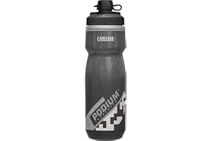 CamelBak Podium Dirt Series Chill Insulated Mountain Bike Water Bottle 21oz, Black