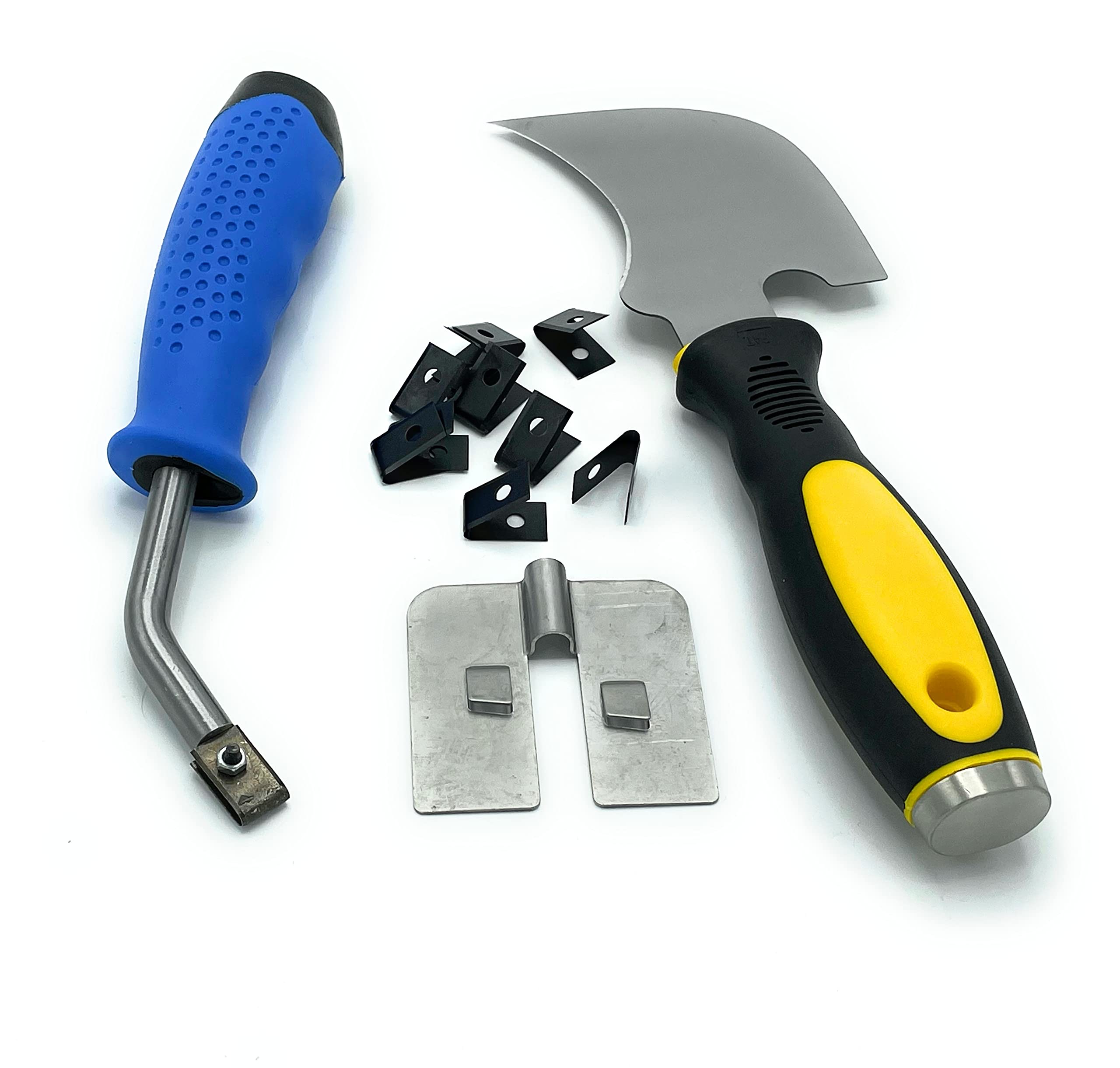 CCA Vinyl Floor P U Grooving and Welding Tool kit, Complete with Stainless Steel Guide Sledge for Seaming Linoleum