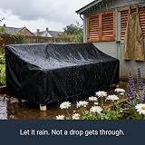 AWNIC 2 Seater Outdoor Sofa Cover 420D Waterproof 160x85x61/71cm view 5