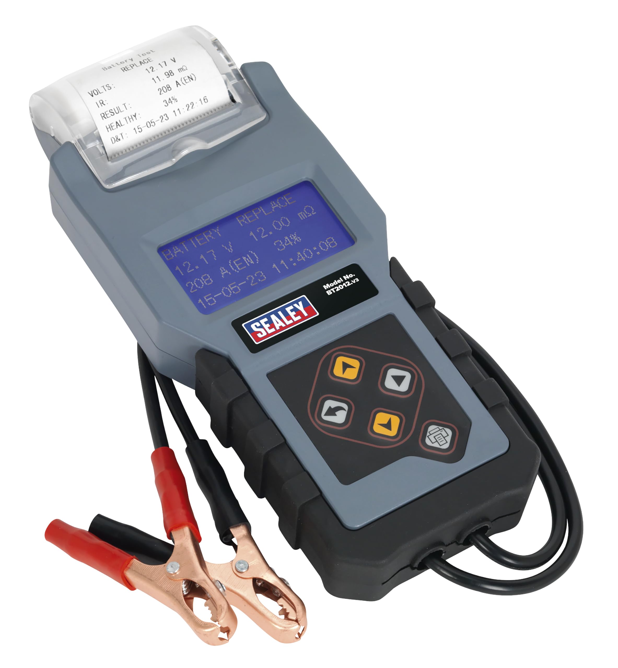 Sealey Bt2012 Digital Battery And Alternator Tester With Printer 12V