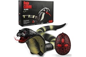 FauKait Remote Control Snake Toy RC&Robot Electric Snake Toy Fast Moving of Fake Rattlesnake Christmas Halloween Toys Party Favor Gifts Joke Prank for Kids Boys(Grey)