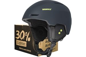 MOUNTALK Ultra-Lightweight Ski/Snowboard Helmet for Men,Women & Kids - Adjustable Fit,Meets ASTM Safety Standards - Perfect for Youth,Adults,Children, Snowboarding Gear & Accessories