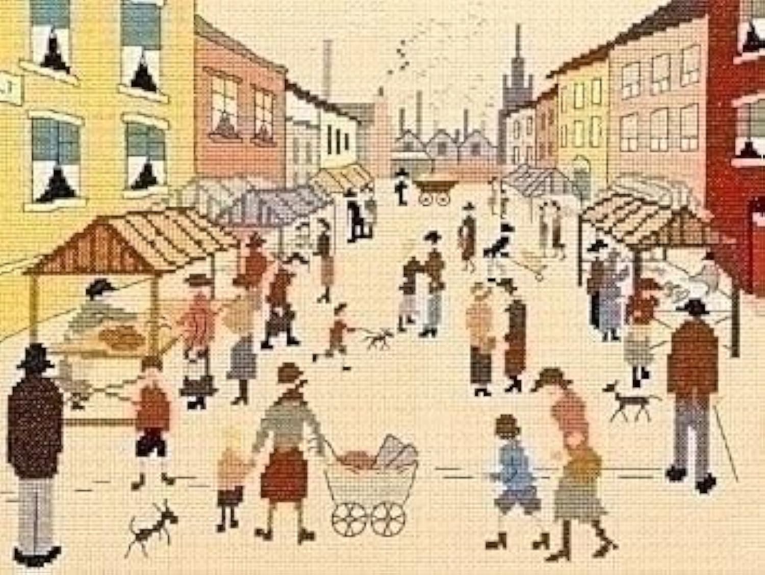 Bothy Threads Cross Stitch Kit - Friday Market