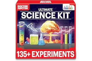 Doctor Jupiter Science Kit for Kids Ages 8-10-12-14| Gift Ideas for Christmas, Birthday for 8,9,10,11,12,13,14 Year Old Boys & Girls| 6-8 Experiments Each of Different Sciences| STEM Learning Toys