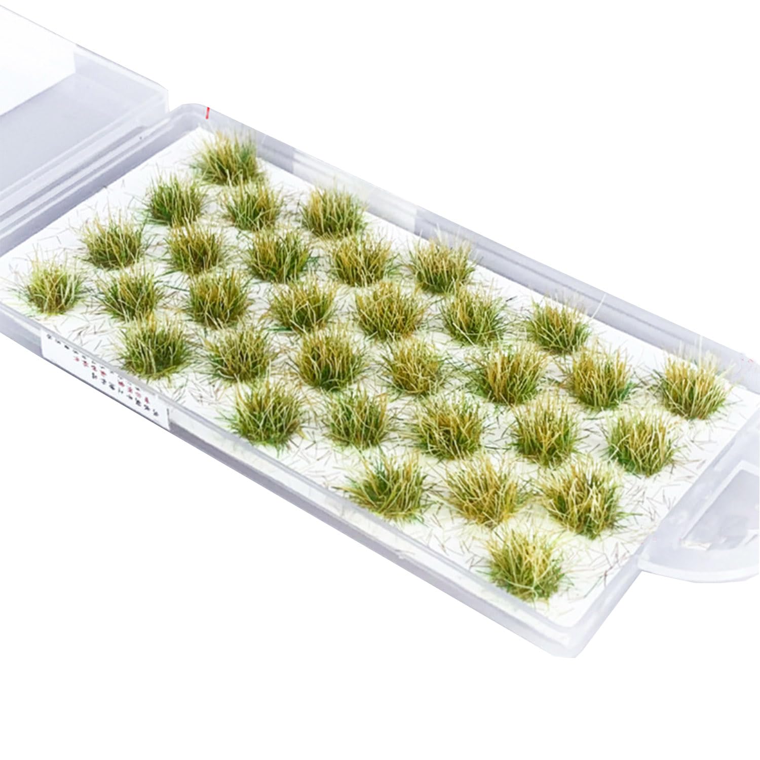 Taiyyi 32 Grass Mat Model Building Static Grass Tufts Miniature Decorative Model Making Lawn Static Making Decoration for Diorama Miniature (Spring, Summer, Autumn, Winter) (Winter)