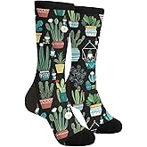 YISHOW Novelty Socks Men's Women's Crew Socks Funny Crazy Novelty Socks