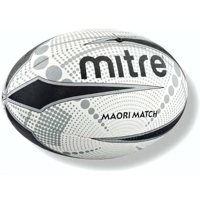 Mitre Maori Match Balón de Rugby, Multicolor: Amazon.es: Deportes ...