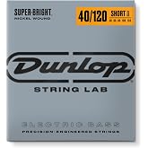 Jim Dunlop Super Bright Nickel Wound Short Scale Bass Strings 40-120 | 5-String