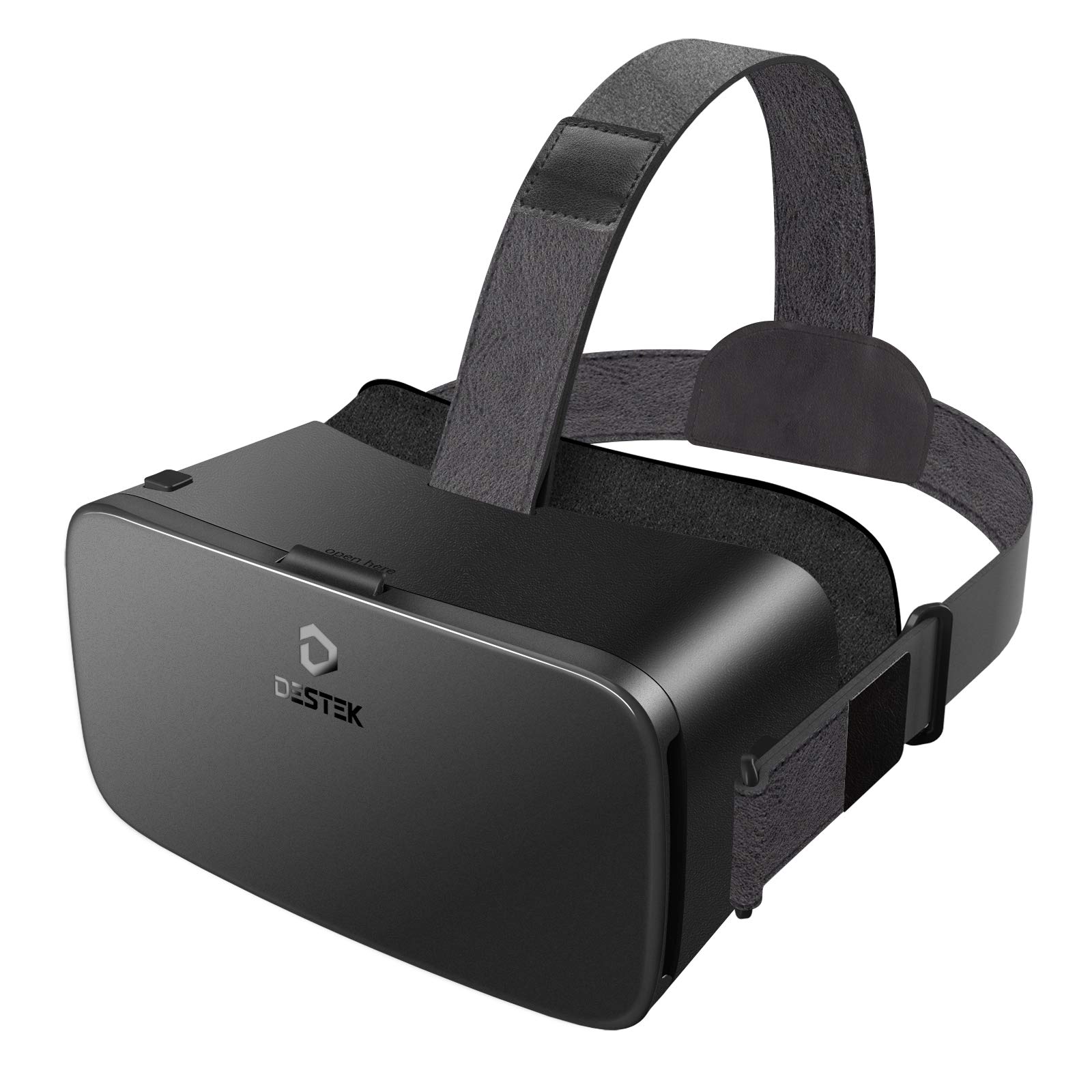 DESTEK V5 VR Headset, 110° FOV Antiblue Light Eye Protected Lens with