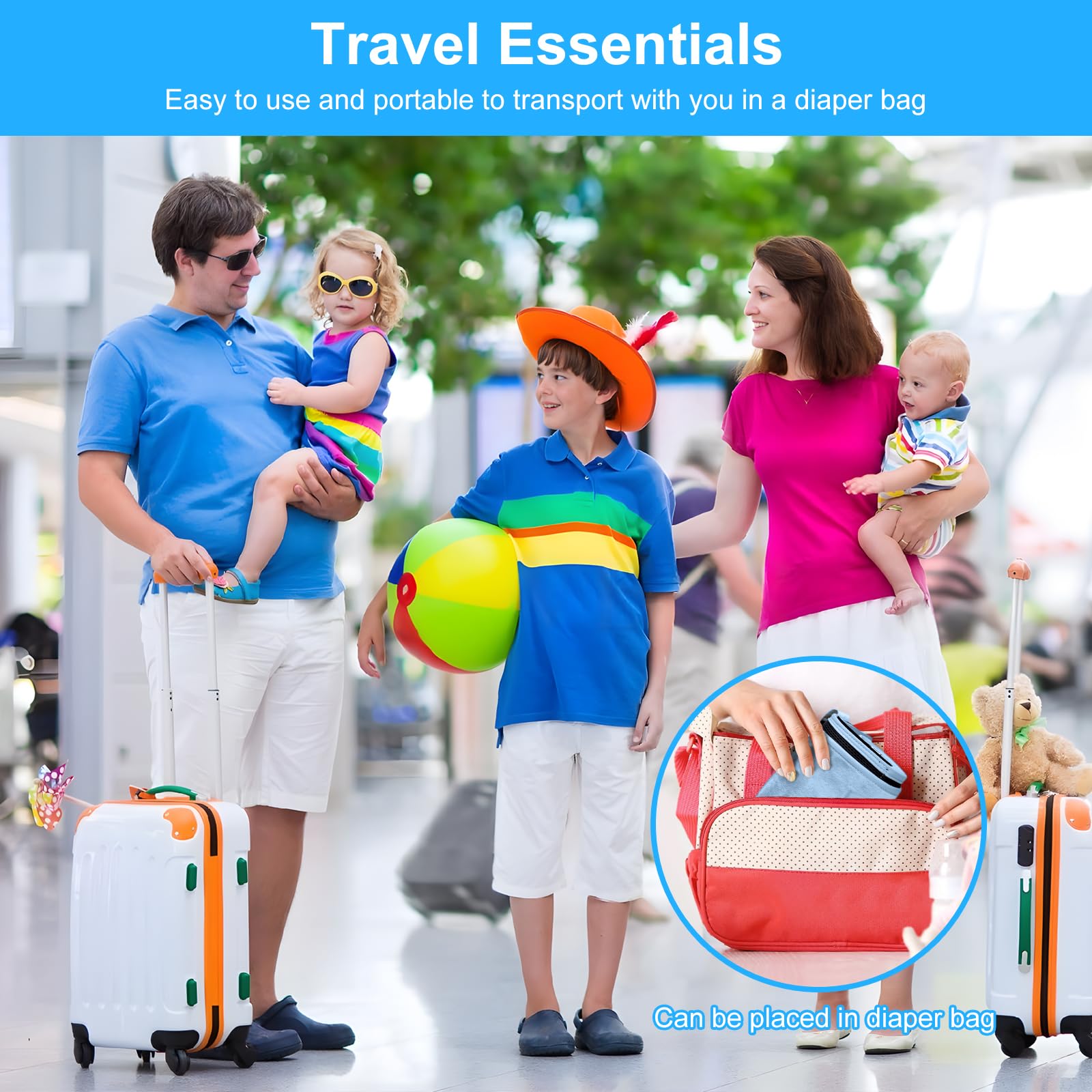 Toddler Airplane Bed, Kids Airplane Seat Extender Travel Bed, Kids Airplane Travel Essentials, Airplane Must Have for Toddlers, Portable Plane Bed Foot Rest for Flights