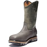 Timberland PRO Men's True Grit Pull On Composite Safety Toe Waterproof Industrial Western Work Boot, Brown Turkish Rancher-2024 NEW, 14 M US