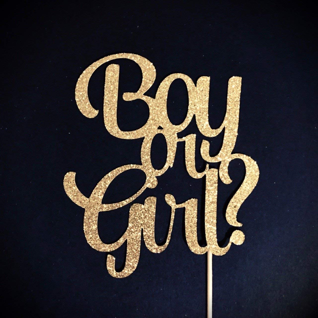 boy girl cake topper
