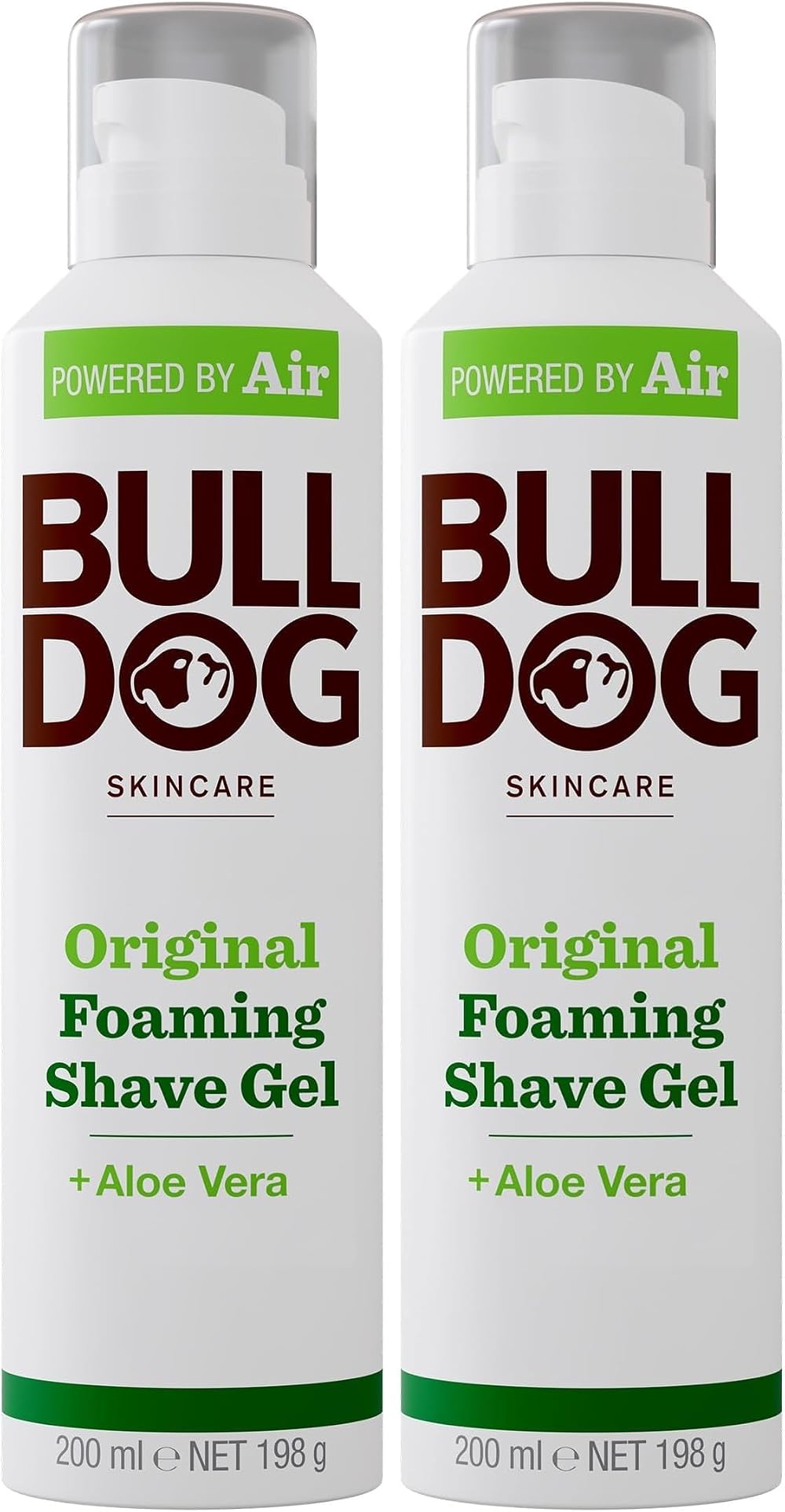 Bulldog Skincare Original Foaming Shave Gel 200 ml Pack of 2